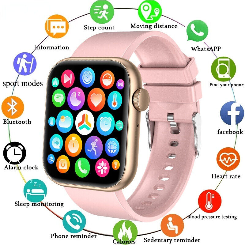 QX7-Montre intelligente Bluetooth étanche pour hommes et femmes, répondre à des appels, faire des appels, tension artérielle, suivi de la condition physique, Android, iOS