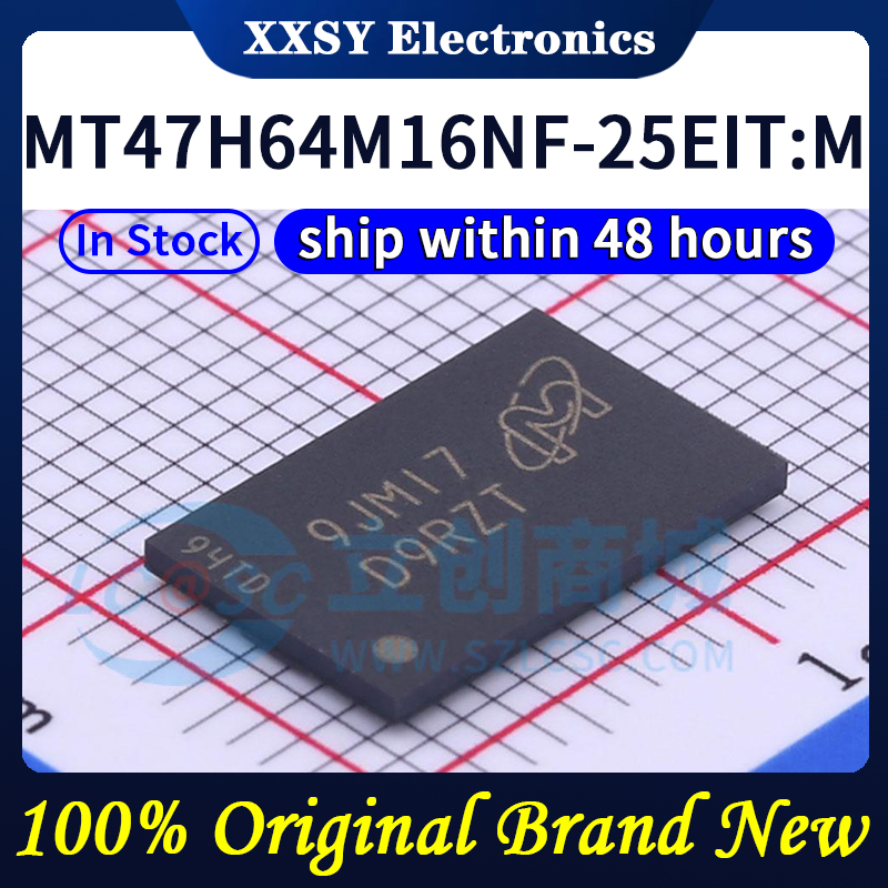 MT47H64M16NF-25EIT:M Disponibile 100% originale e nuovo