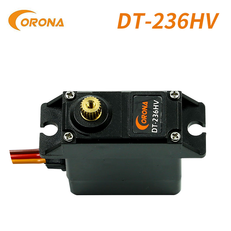 Corona DT236HV Tegangan Tinggi Digital Metal Gear Park Servo 27G/6Kg/0.15sec