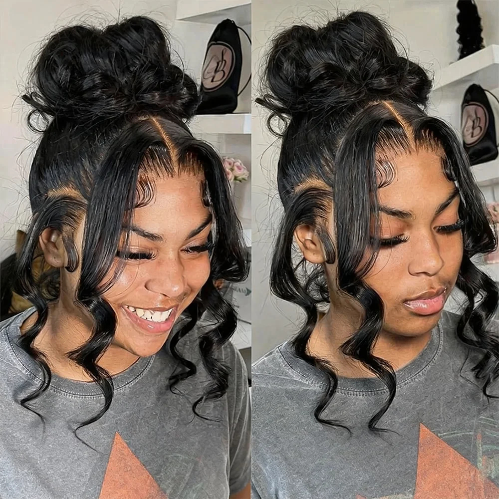 Peruka 360 Body Wave z niewidocznymi paskami, ukrytym sznurkiem, peruka 360 HD Full Water Wave Frontal, brazylijskie peruki z głębokimi kręconymi włosami naturalnymi, peruki Water Wave 30 40 cali, proste peruki 360 Lace.