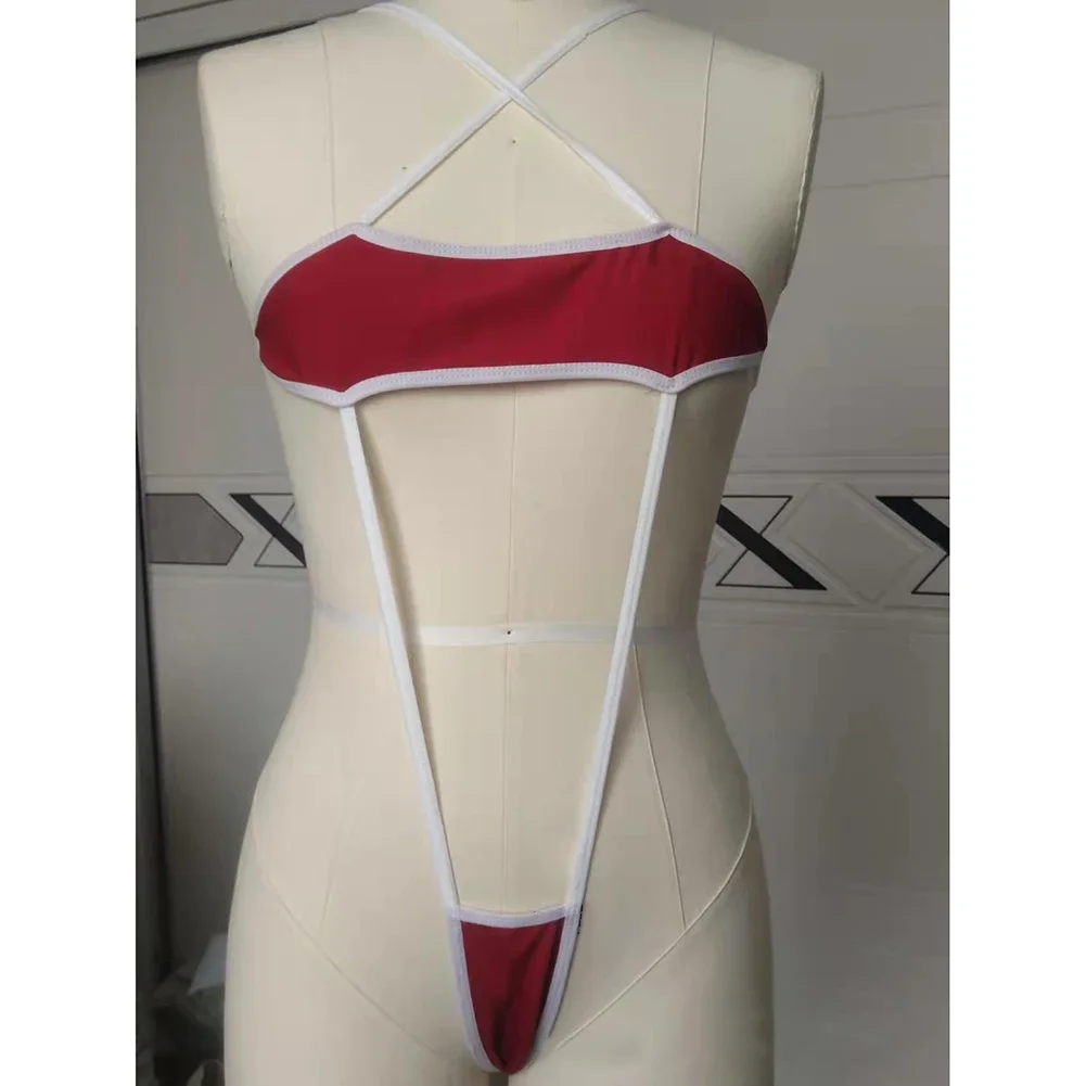 Traje de baño erótico Porno Sexy, Bikinis con microtanga, traje de baño Sexy para mujer, traje de baño Bandage, conjunto de Bikini, traje de baño para nadar