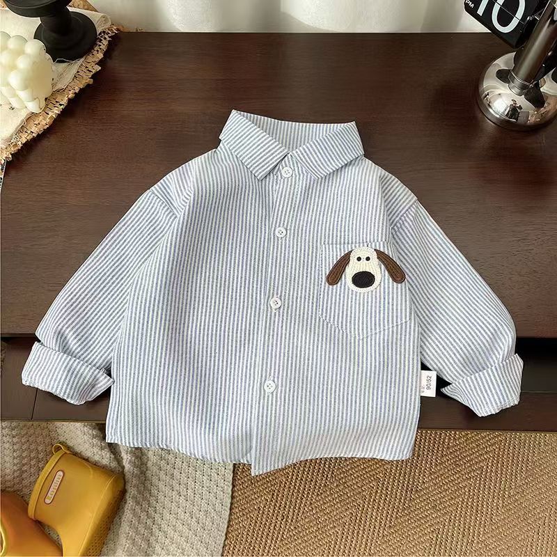IENENS Crianças Camisa Tops Roupas Criança Primavera Camisas Finas Criança Infantil Menino Manga Longa Camisetas 1 2 3 4 Anos Camisa de Bebê