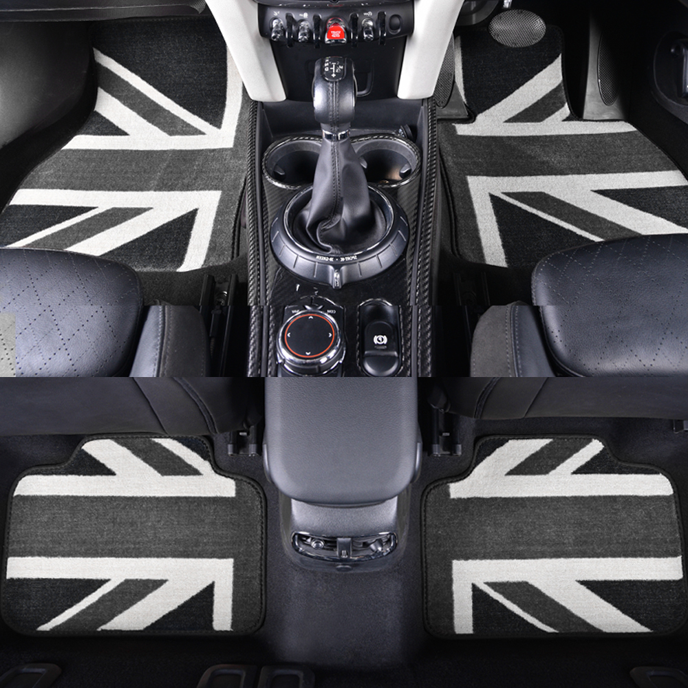 Коврики для пола автомобиля (правый руль) для MINI R56 F54 R55 CLUBMAN F55 F56 3-дверный R57 F57 CABRIO F60 R60 Countryman R50 R53 HATCHBACK R52
