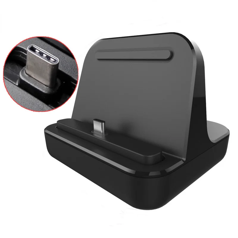Type-C Dock Charger Opladen Desktop USB C 3.1 Cradle Station voor Android-telefoon
