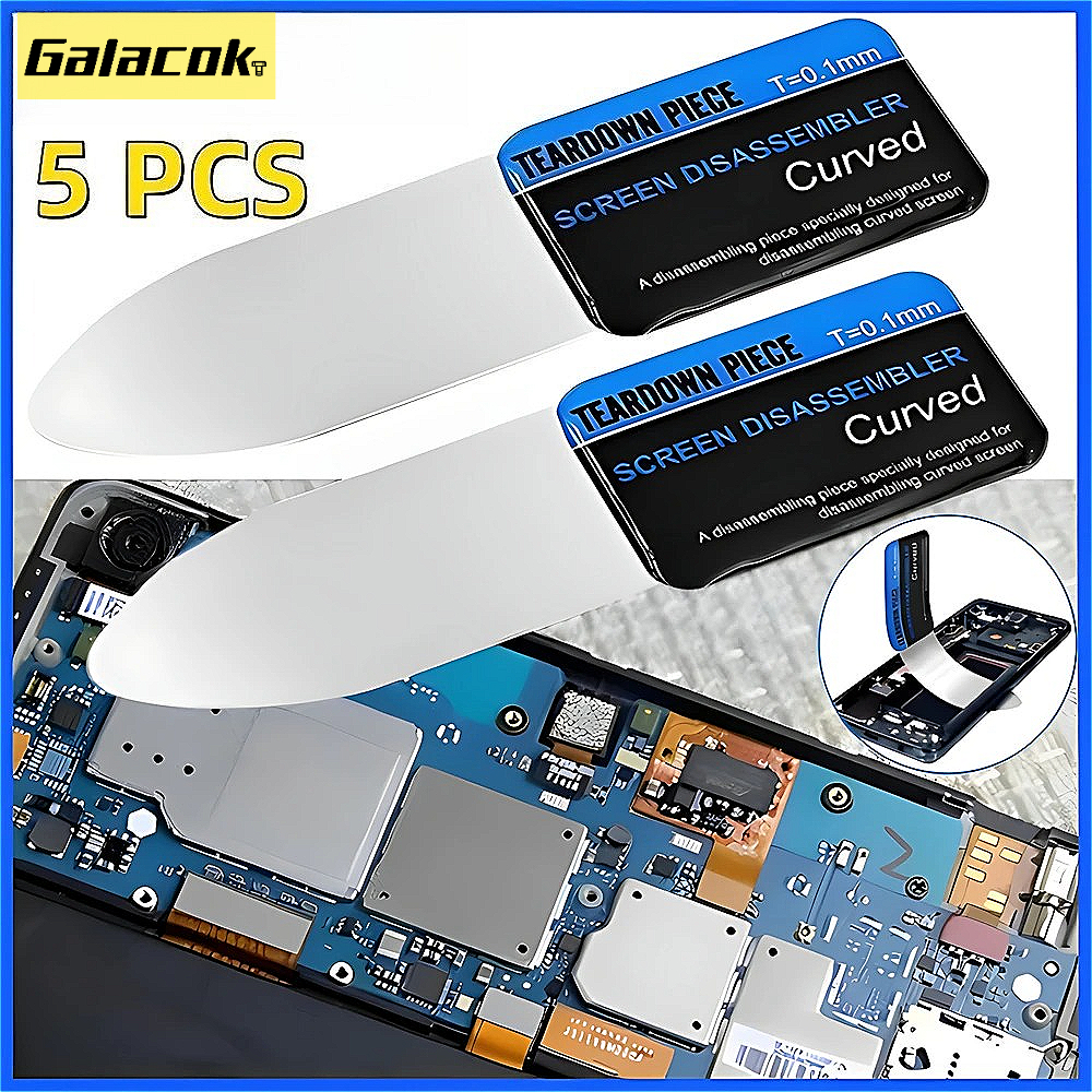 1-20 pces telefone móvel curvado tela lcd spudger abertura pry cartão ferramentas ultra fino flexível telefone móvel desmontar aço metal