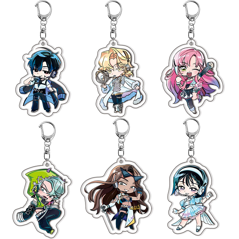 Anime alienígena palco chibis chaveiros para mulheres acessórios saco luka ivan até mizi hyuna sua pingente chaveiros jóias fãs presentes