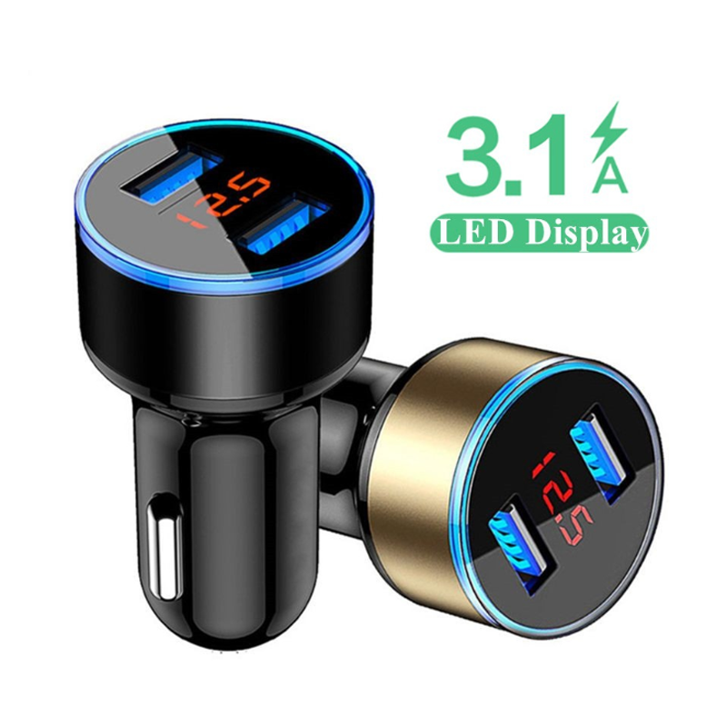 3A USB Fast Charger Car ChargerสําหรับXiaomi 11 10T POCO X3 M3 Redmi 9 iPhone 12 11 Pro 7 8 Plusอะแดปเตอร์โทรศัพท์มือถือCar Charger