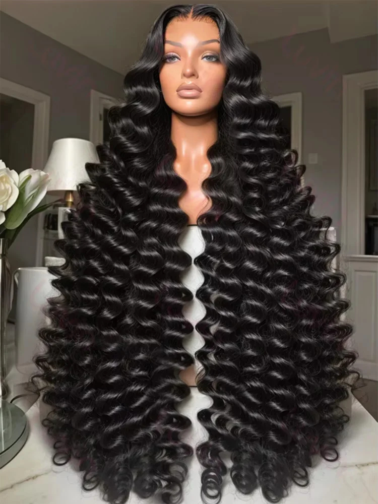 Loose Deep Wave 13x6 Lace Front Human Hair Wig 30 38 Inches Vietnamese Water Loose Wave 13x4 HD Lace Frontal Wig Curly Wigs For Women