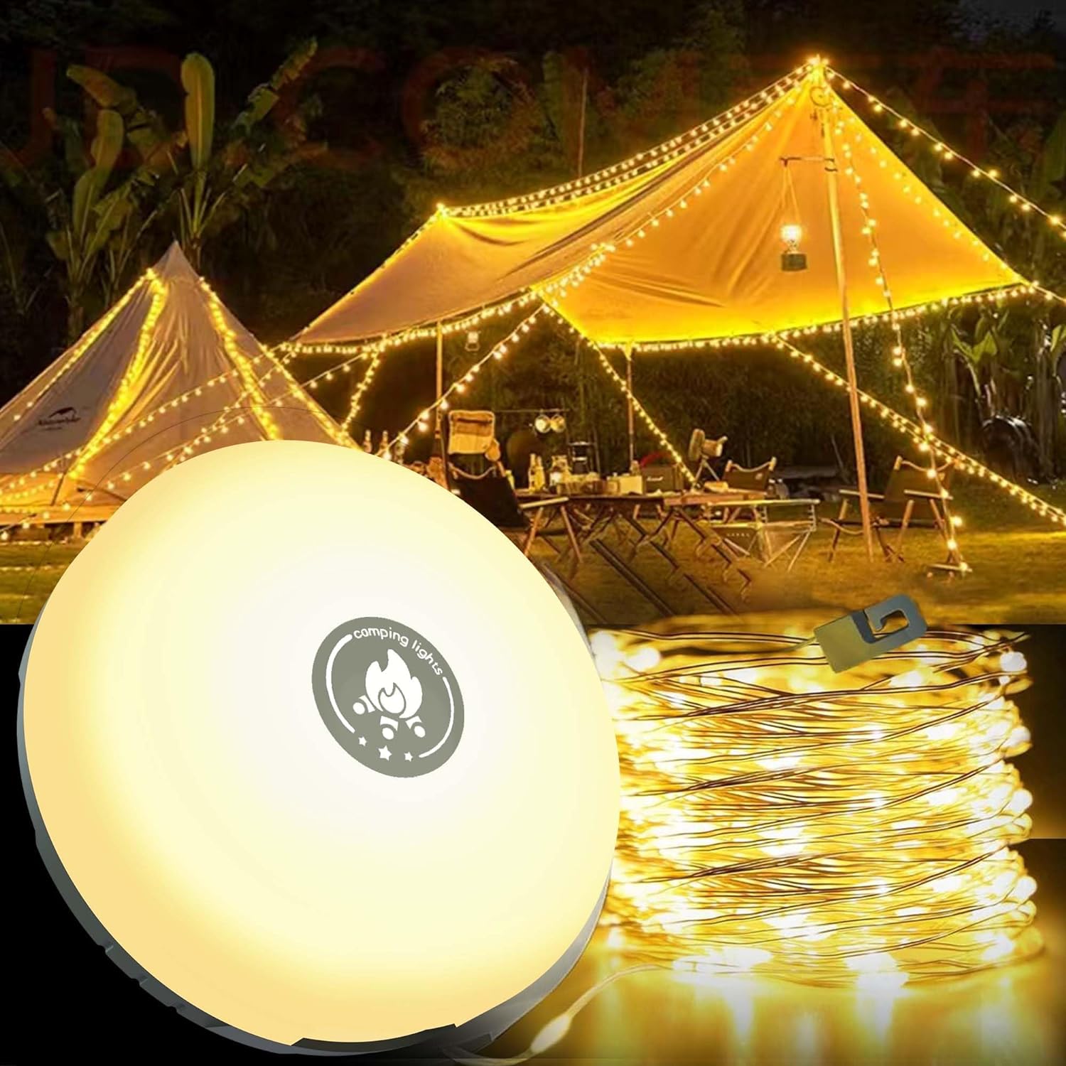 Camping Laterne Zelte Lampe Streifen Solar/USB Aufladbare Licht Tragbare Outdoor Wandern Nacht Hängen Lampe Garten Dekoration Zimmer