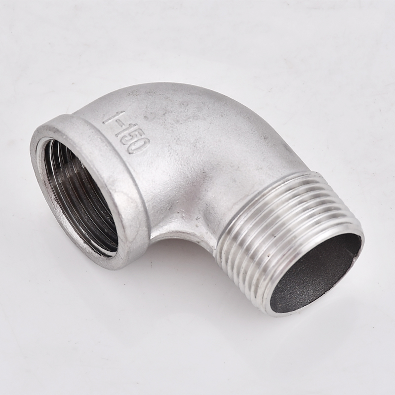 1/2 "1/4" 3/8 "3/4" 1 "2" hembra x macho codo de calle conector de tubería roscado acero inoxidable 304