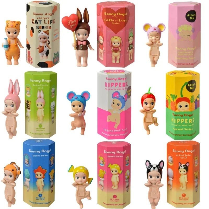 Figur Seri Angel Seri Hewan Seri Hewan Laut Seri Buah Seri Permen Seri Sayuran Seri Impian 1PCS 2PCS 4PCS Blind Box Mystery Box