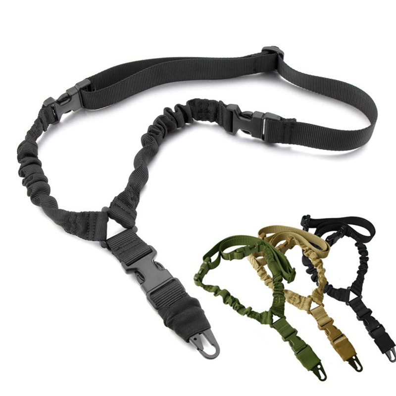 Taktische Waffen schlinge Militärs chießen verstellbar 3 Punkt Bungee Airsoft Gewehr Umreifung gürtel Jagd Wander zubehör
