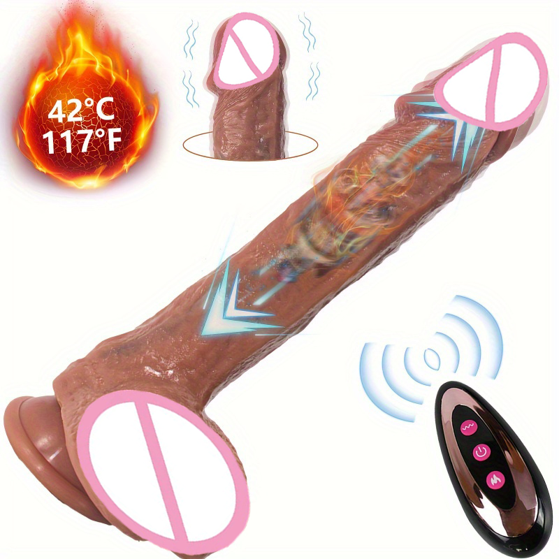 Vibrador Realista com Função de Lamber - Dildo Vibratório de 8,7 Polegadas com 9 Vibrações, 3 Modos de Impulso e Lamber com Aquecimento para Estimulação Anal, Clitoriana e do Ponto G - Brinquedos Sexuais Adultos para Mulheres