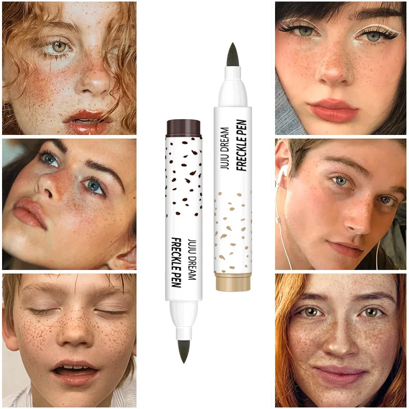 Sommersprossen-Bleistift, simulierter Punktbleistift, Farbentwicklung, einfach zu färbender Eyeliner, natürliche Sommersprossen, Nachahmung von Make-up, Gesichtssommersprossen