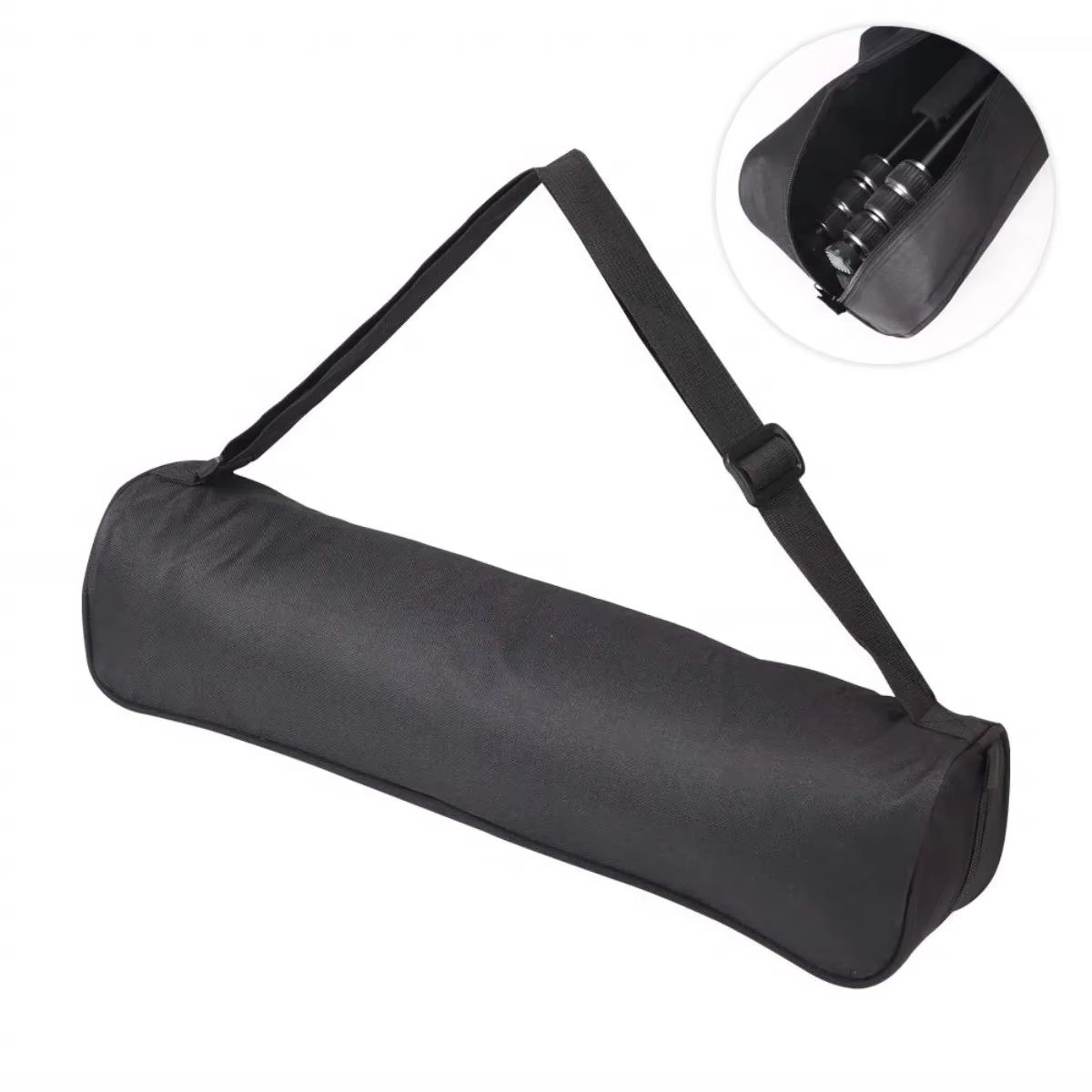 Bolsa de almacenamiento para trípode portátil con correa Estuche de transporte plegable para soportes de micrófono y trípodes (40-84 cm)