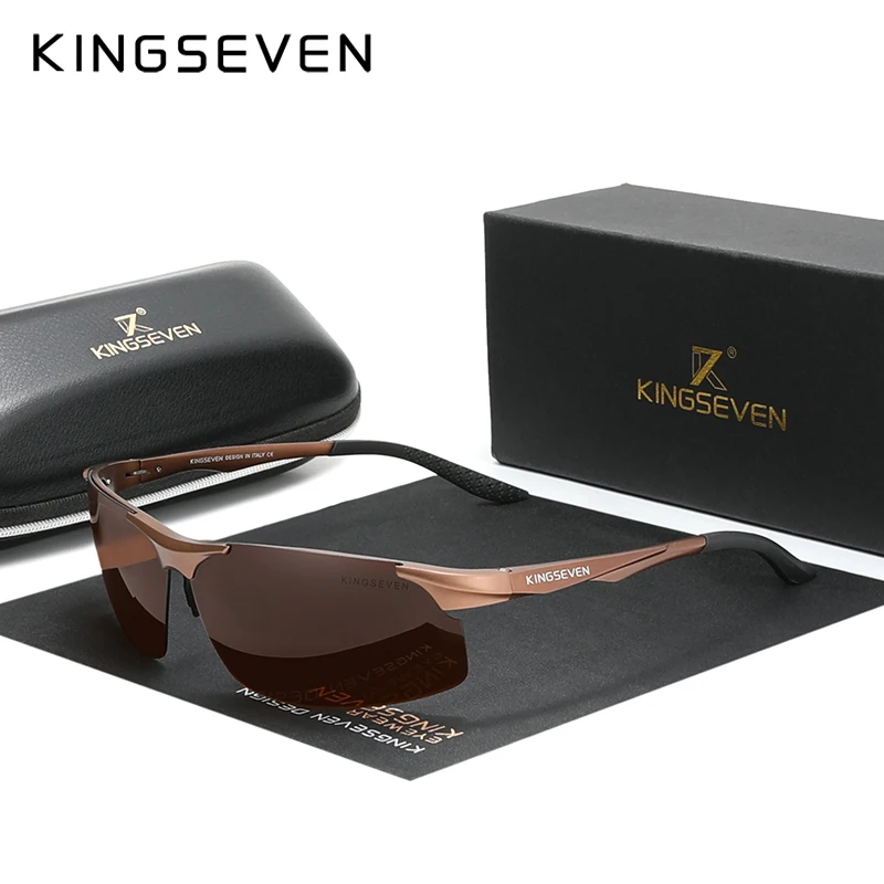 KINGSEVEN marki fotochromowe spolaryzowane męskie okulary przeciwsłoneczne aluminiowe kameleon soczewki męskie okulary przeciwsłoneczne dla męskie okulary przeciwsłoneczne