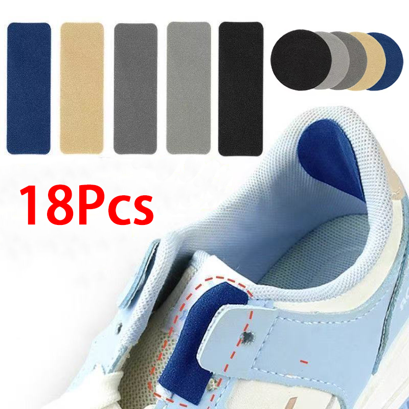 6pcs/1pack Sports Shoe Patches Shoes Damaged Side Edges Inner lining Sticker Shoe Heel Wear Repair Patch Foot Care products