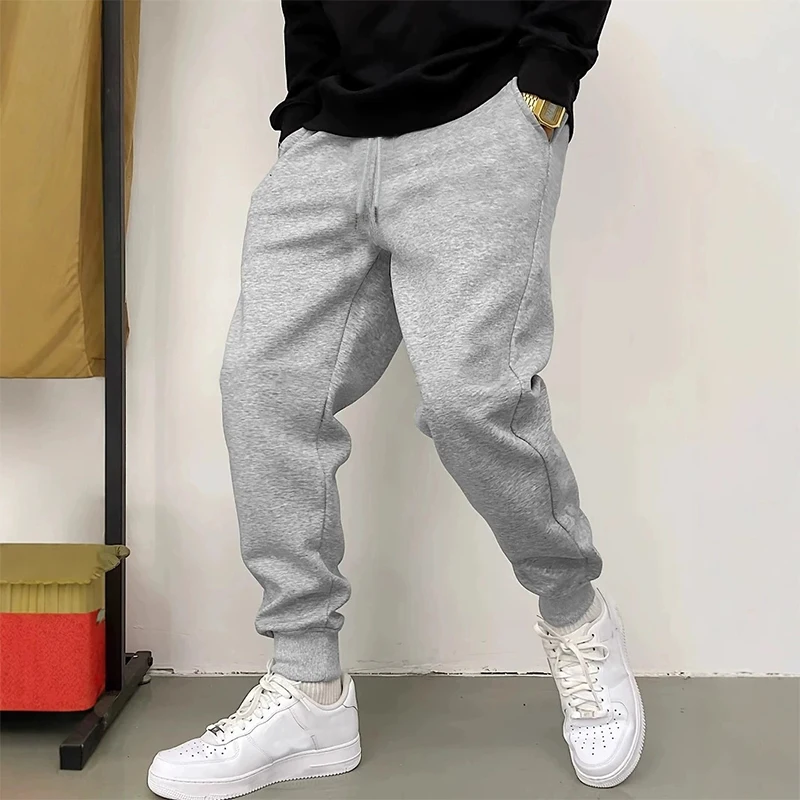 Herfst Winter Dagelijks Casual Sportieve Broek Thuis Outdoor 2025 Hot Sale Heren Joggingbroek Hoge kwaliteit Effen Kleur Joggerbroek
