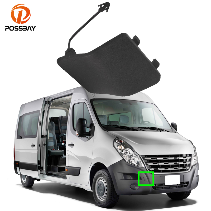 Передний бампер автомобиля, буксировочная накладка для Renault Master Mk3 Vauxhall Opel Movano NISSAN N400, аксессуары, черный внешний вид 511800537 Р
