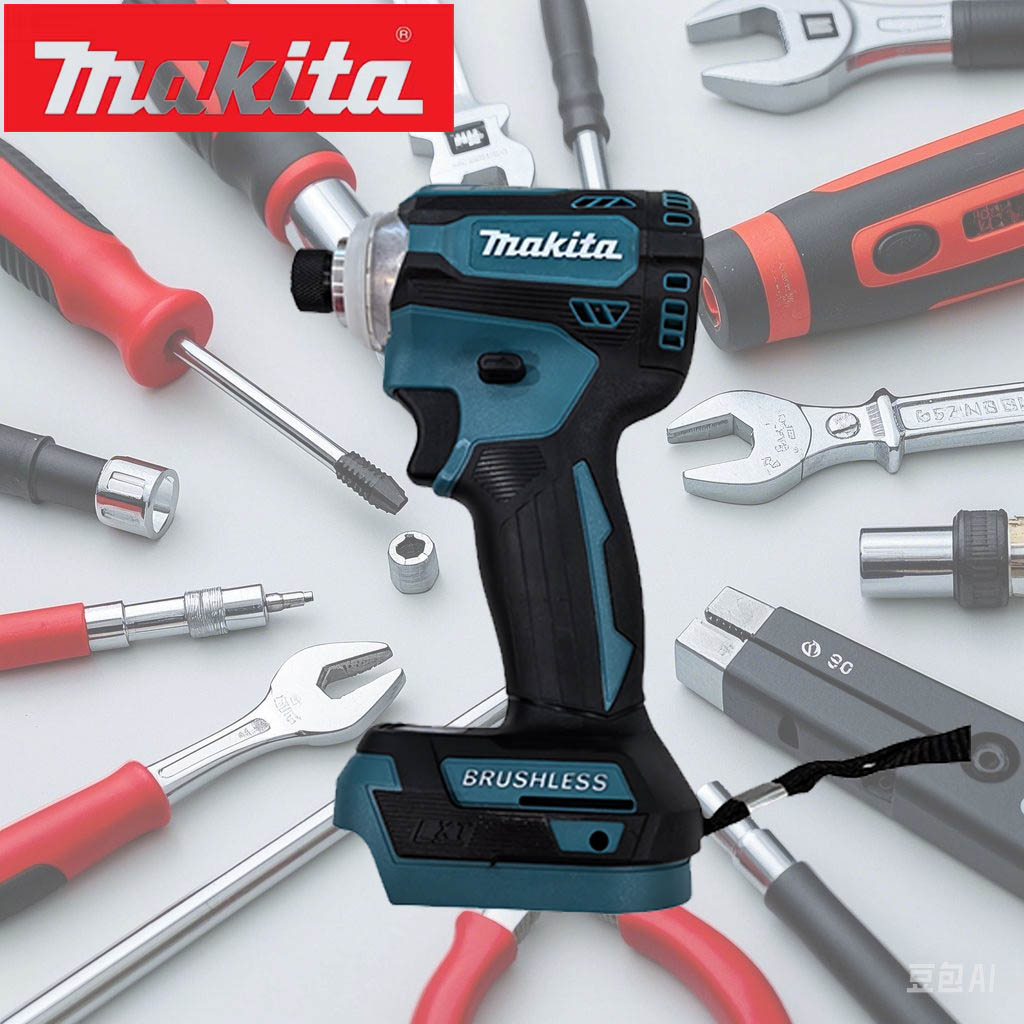 Makita DTD171 Бесщеточный ударный шуруповерт Аккумуляторная отвертка Дрели Аккумуляторные электроинструменты 18 В BL Двигатель Голый инструмент 별렌치 세트