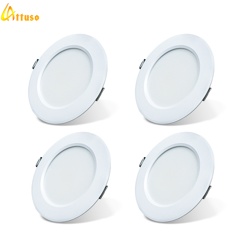 LED Downlight AC110V 220V 5W 9W 12W 15W 18W LED Spot DC12V 24V LED étanche décoration plafonnier panneau intérieur lumière