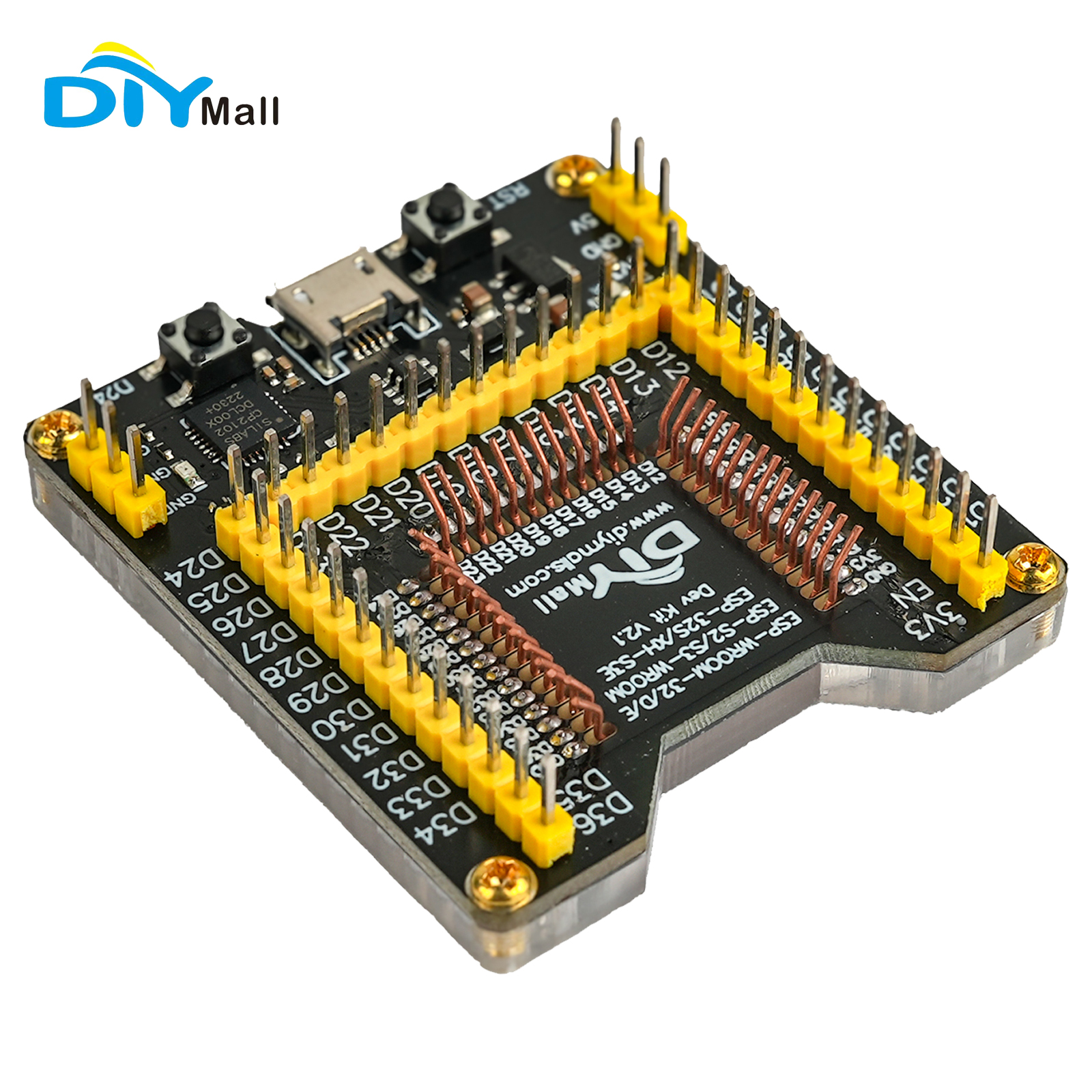 โมดูลการเขียนโปรแกรม ESP32 papan ujian คณะกรรมการพัฒนาระบบเผาไหม้ (ไม่มีโมดูล)