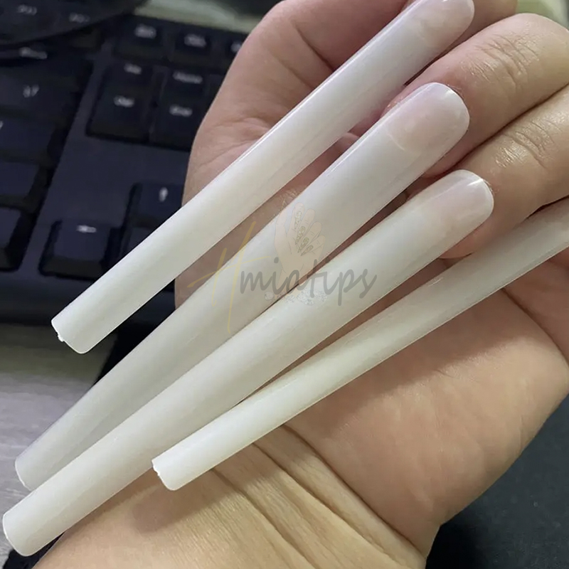 120Pcs10XL Extra Lange Vierkante Nail Tip Straight Extreme Lange Nep Nagels Acryl Kunstmatige Volledige Cover Gel Druk Op Nagels