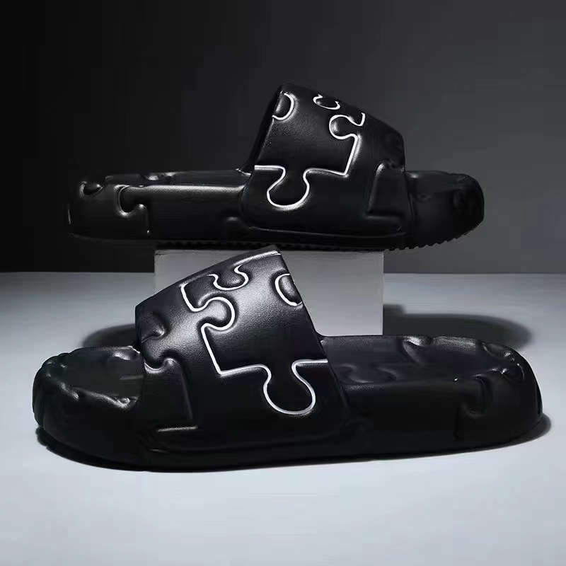 Platforma kapcie męskie miękkie kapcie kapcie damskie EVA modne klapki japonki buty outdoorowe letnie codzienne kapcie dla par