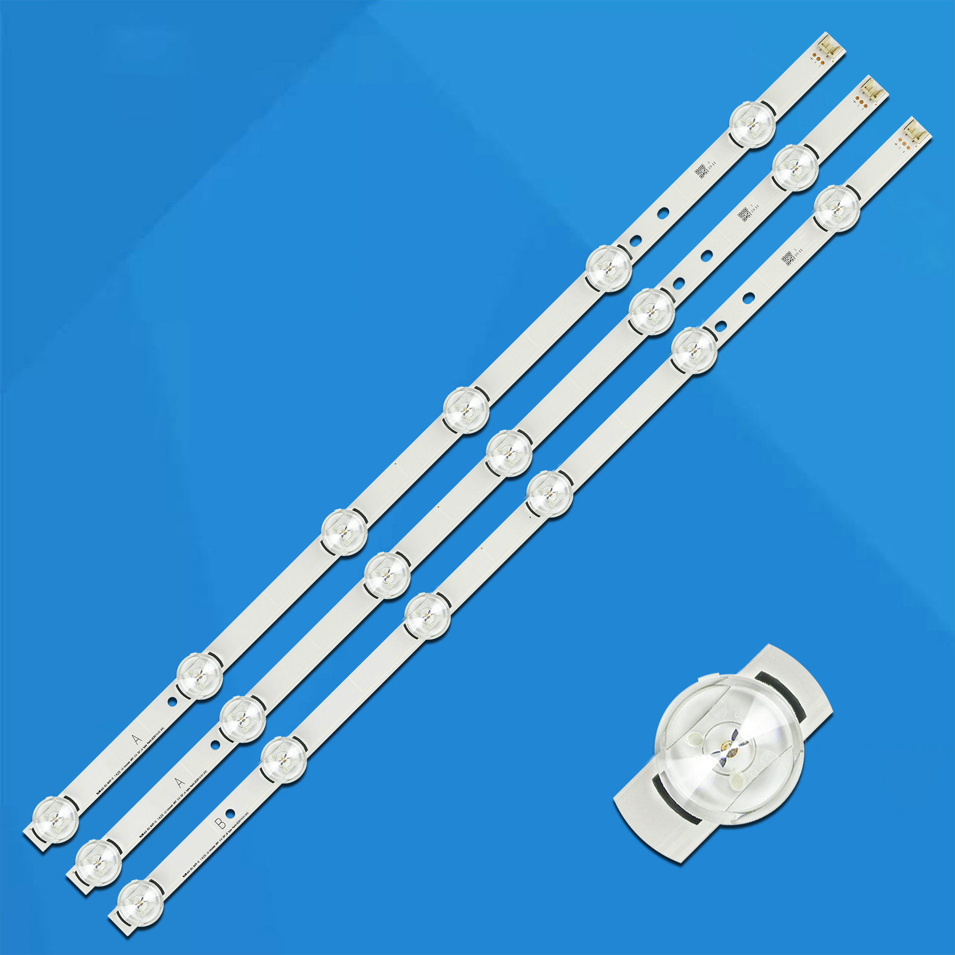 3 PCS drt 3.0 32 pulgadas A B tira de retroiluminación LED para TV AGF 78400101   6920L-0418D innotek WOREE A B SUNG WEI 55VO E74739 59cm 6LED