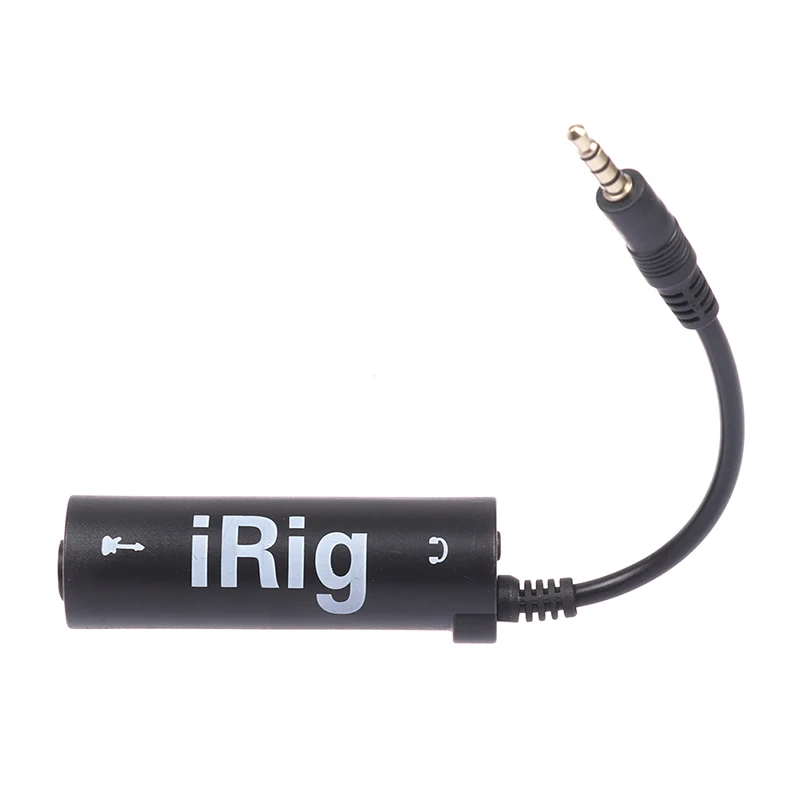 สําหรับ Irig Hot กีตาร์ Interface Converter เปลี่ยนกีตาร์สําหรับโทรศัพท์กีตาร์อินเทอร์เฟซเสียงจูนเนอร์กีตาร์ Guitar Line Converter