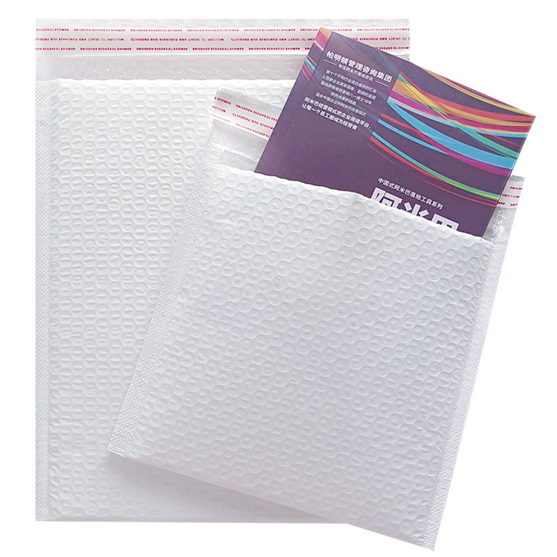 Perlglanz-Luftpolsterumschläge, Selbstklebende Wasserdichte Versandtaschen mit Schaumstoffeinlage für Verpackung und Versand