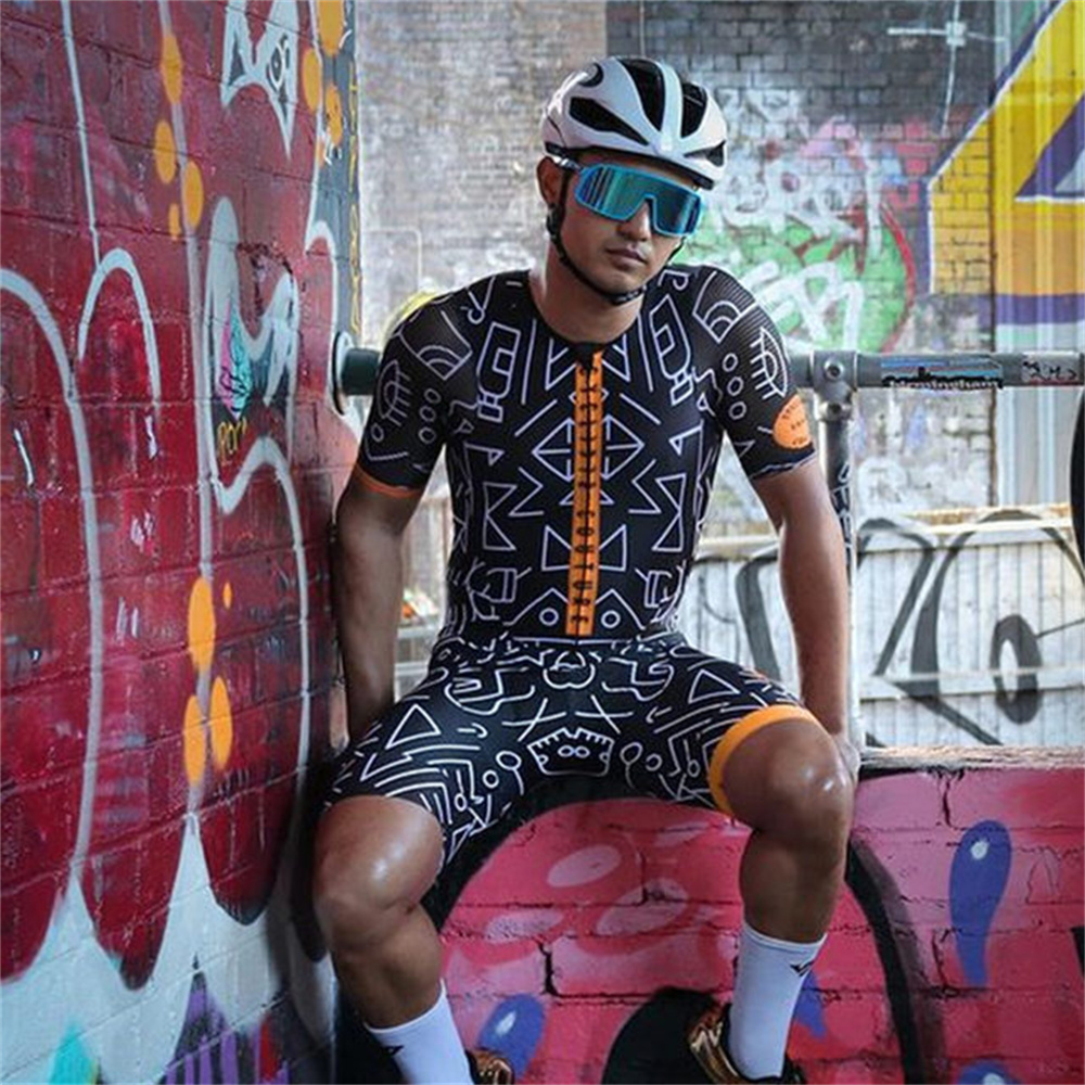 Ensemble de combinaison de vélo de course pour homme, maillot de vélo, couette triangulaire, maillot de vélo Pro Road Fiets, combinaison Aero