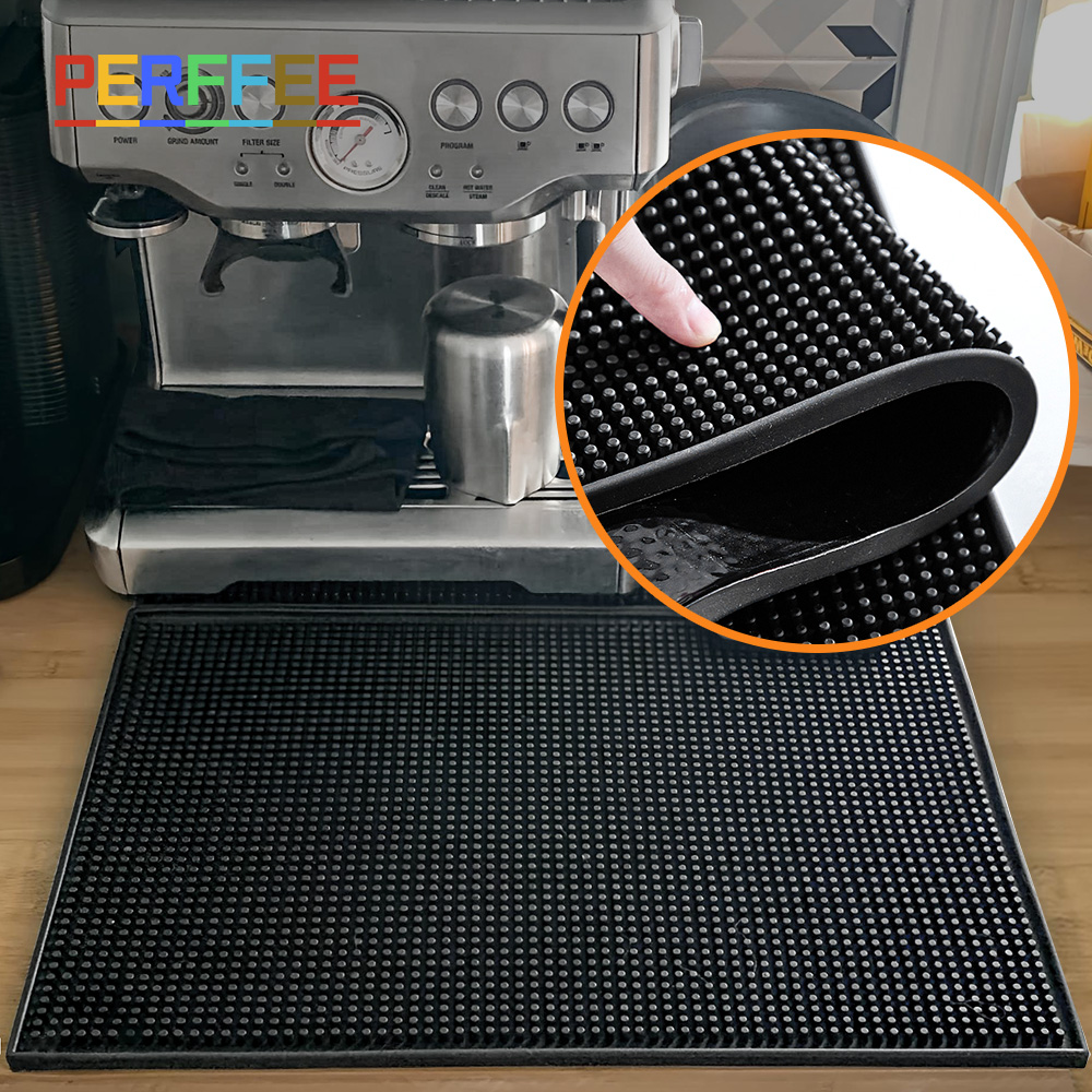 Barmat Rubber Antislip PVC Koffiebarmatten Bekermat Waterdicht Hittebestendig Duurzaam Afvoermat voor Thuis Bar Cafe