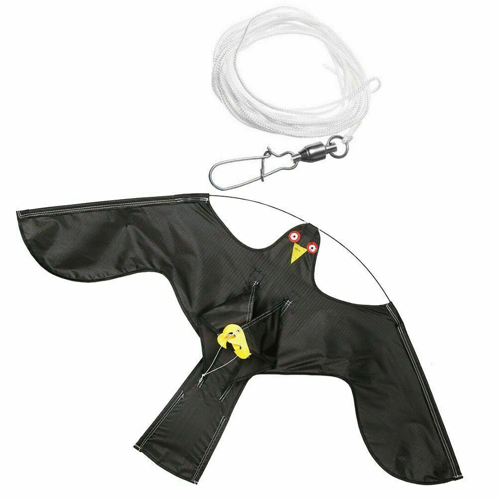 Repelente de aves, cometa de halcón volador para cultivos, Protector de granja, espantapájaros, cometa voladora estilo C sin poste