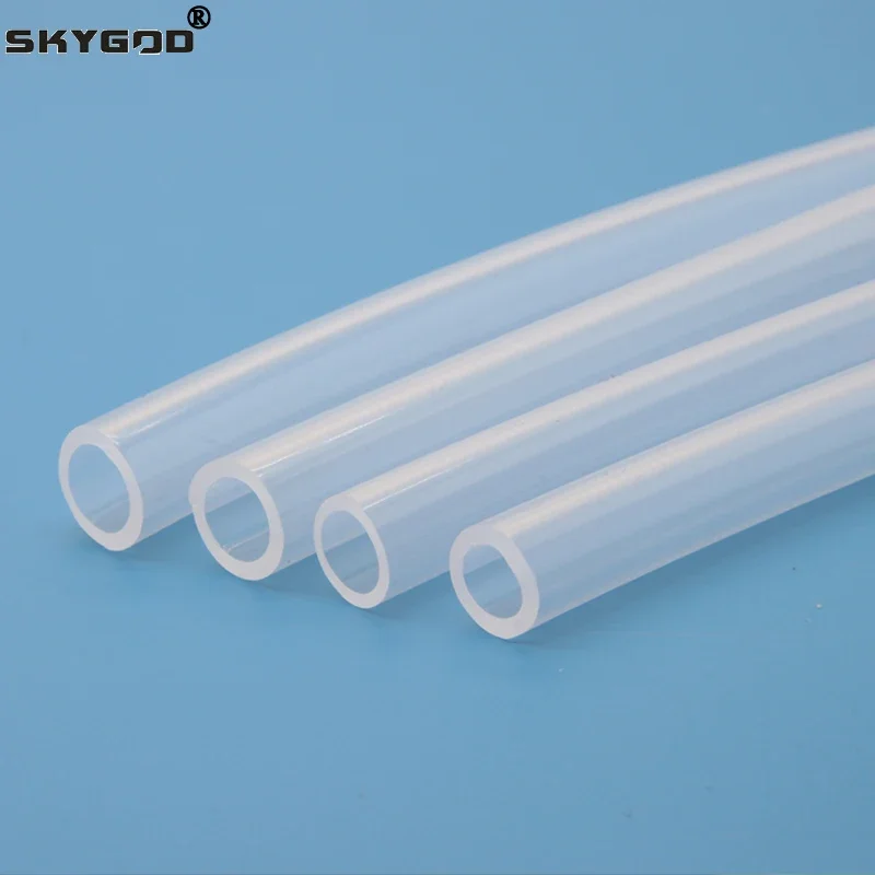 1/5/10M Food Grade Transparent Silicone Rubber Hose ID 0.5 1 2 3 4 5 6 7 8 9 10 12mm O.D Flexible Nontoxic Silicone Tube Clear