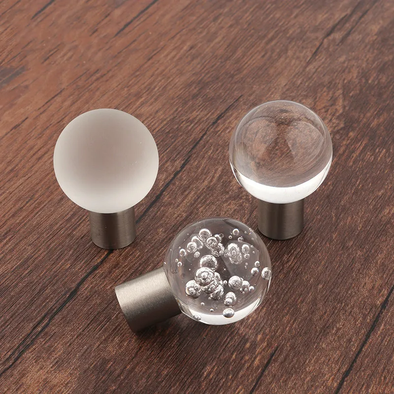 Lèvent de fusion de porte de Cisco, boule de cristal K9 de luxe, bulle Foy Luminebox, tirettes de garde-robe, tirettes avec vis, armoire, chaud