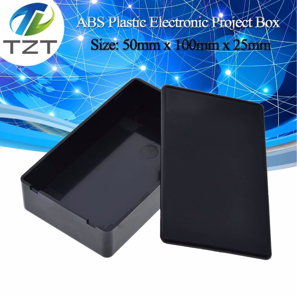 TZT nuevo ABS DIY plástico caja de proyectos electrónicos instrumento 100x60x25mm VE834 P