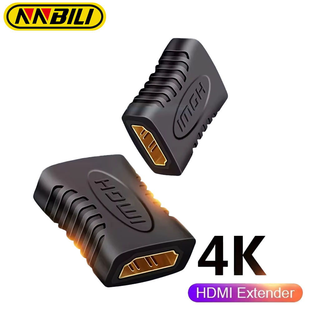 NNBILI 4K HDMI удлинитель преобразователь «мама-мама» удлинитель аудио адаптер для монитора PS4/3 ПК ТВ удлинитель кабеля HDMI
