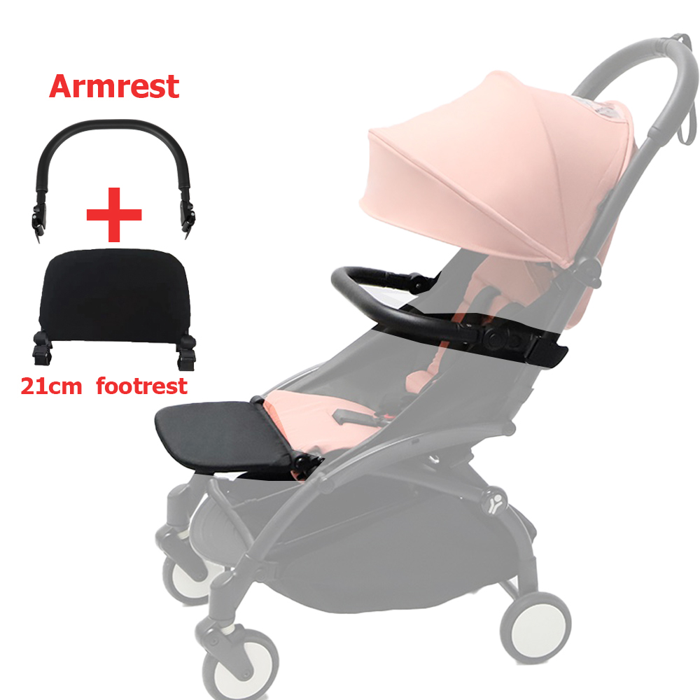 Carrinho de bebê apoio braço pé resto perna resto placa conjuntos extensor acessórios do bebê carrinho para babyzen yoyo yoya carrinho