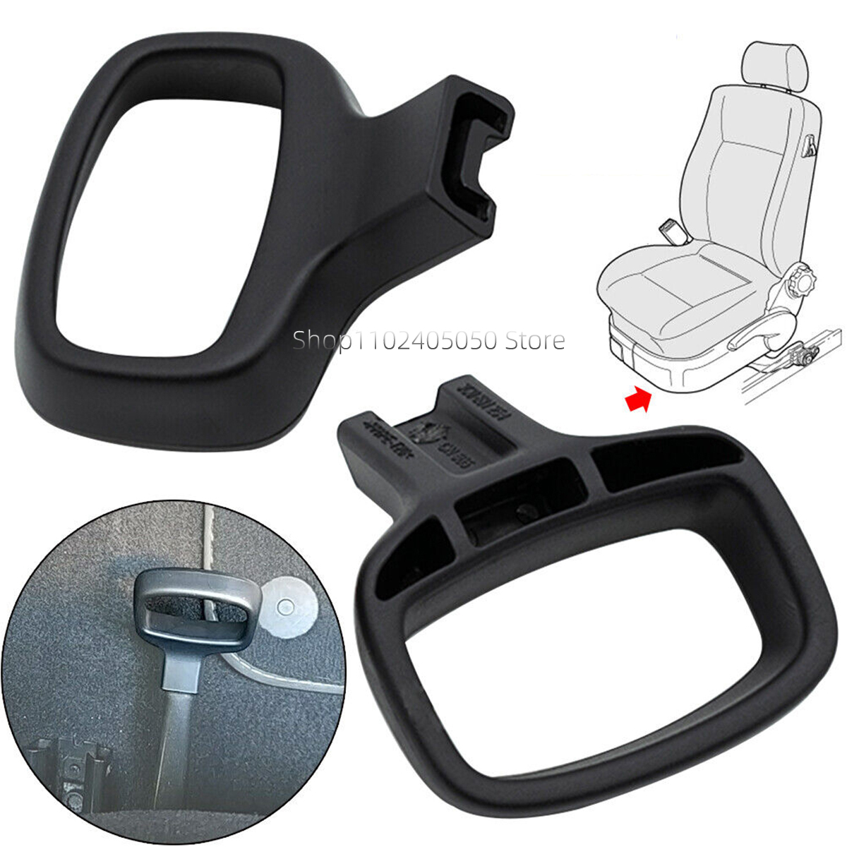 Perilla de palanca de ajuste de asiento de coche para VW Volkswagen Polo Golf Passat B6 B7 B8 CC Tiguan Audi TT A1 Q3 Q5 Skoda Octavia Yeti