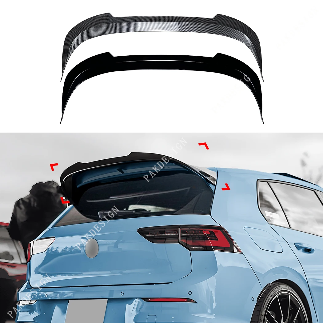 Tylny spojler dachowy Maxton Style do VW Golf MK8 R Golf 8 GTI Clubsport Performance 2020 2021 2022 2023 2024 Bodykits