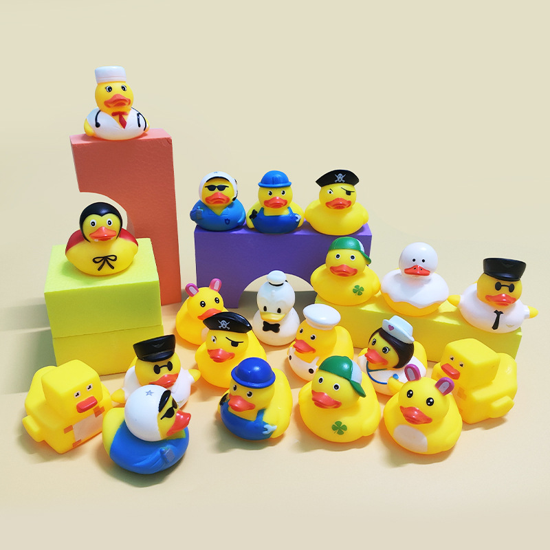 1pcs Rubber Duck for Jeeps Ducking, Assortment Ducks Bulk Mini Rubber Duckies for Kids Toys Birthday Gifts Party Favors