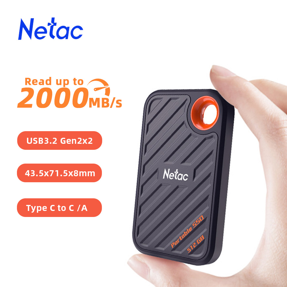 Внешний жесткий диск Netac NVME SSD 1 ТБ SSD 2 ТБ M.2 SSD NVME 500 Гб 250 ГБ Портативный внешний твердотельный диск hd для ноутбука