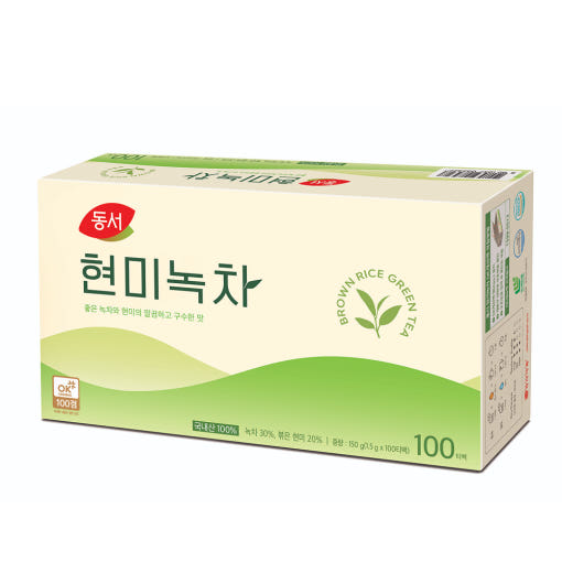 한잔용 현미녹차 100T 1통
