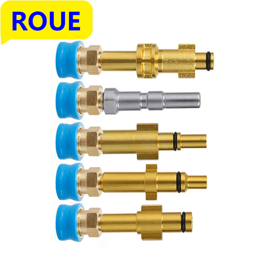 Hogedrukreiniger Mannelijke Adapter 1/4 "Quick Release Connector Nozzle Voor Karcher Nilfisk Black Decker Bosch Parkside Reinigingsmachine