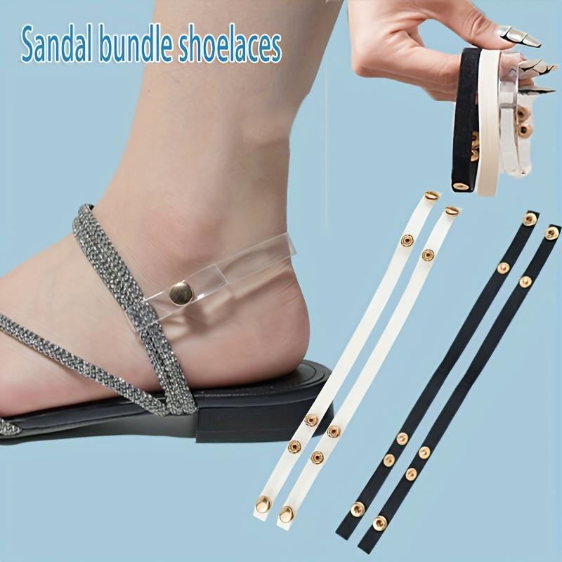 Unsichtbares Fersenband für Damen, rutschfest, verhindert das Herunterrutschen der Ferse, verstellbare transparente Schuhbänder, bequemes, sicheres Accessoire für High Heels