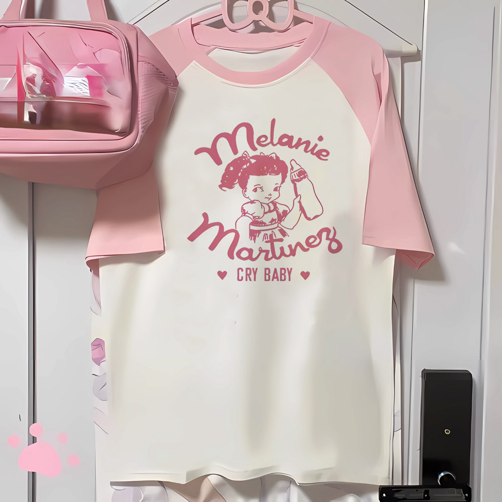 Melanie Martinez camisetas femininas quadrinhos verão gráfico camiseta menina roupas de grife