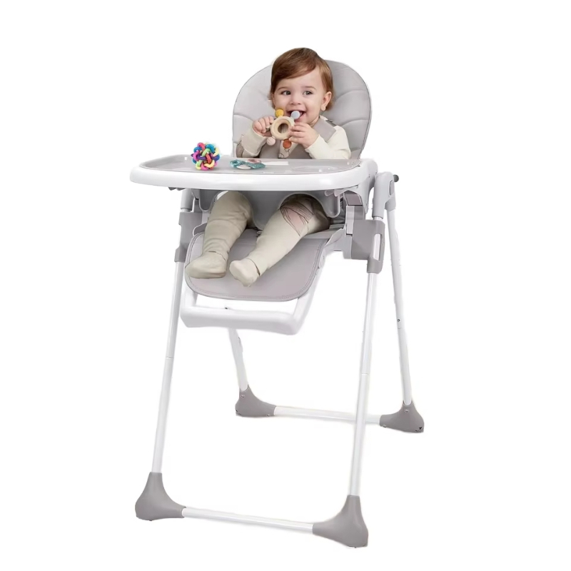 Foldable High Chair for Baby for Dining Kitchen & Living Room Use Food Grade Plastic Baby Feeding