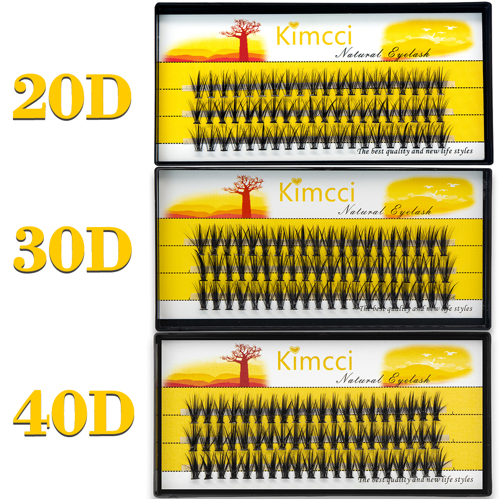 20D/30D/40D/50D 60 mechones extensión de pestañas de visón Natural 3D volumen ruso pestañas postizas herramientas de maquillaje de grupo Individual cilios