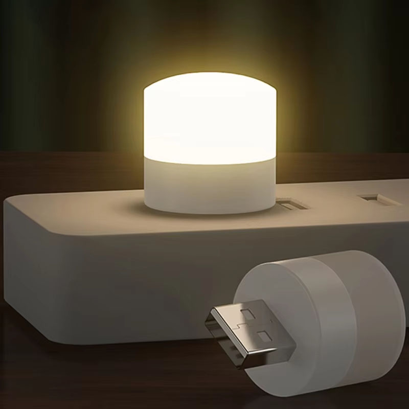 Lámpara de Lectura LED USB Portátil de 5V, Mini Lámpara de Libro Plegable, Luces Nocturnas para Acampar, Lámparas de Mesa para Banco de Energía, Computadora Portátil